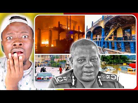 Police Hq Burnt, Accra Flooding, Adenta House Collapse & More