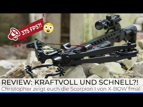 Review mit Speedtest: Die Scorpion I Compoundarmbrust von X-BOW fma