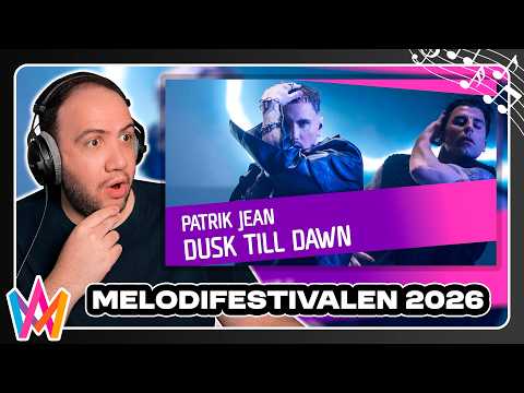 Patrik Jean - Dusk till Dawn | Melodifestivalen 🇸🇪 TEACHER PAUL REACTS