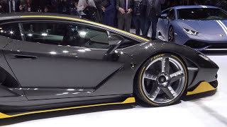 LAMBORGHINI Centenario  World Premiere！Geneva Motor Show 2016