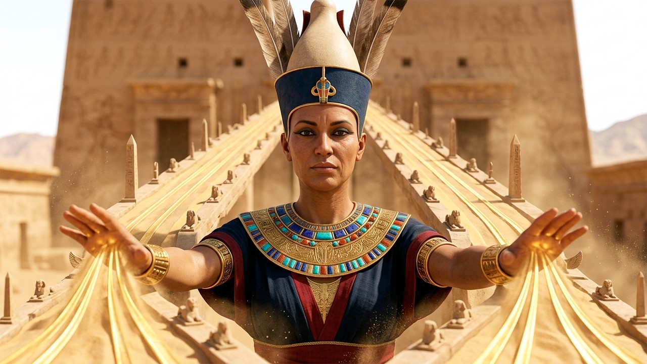 A Hidden Sanctuary Rises Through Mut's Seven Gates | Egyptian Chant for Meditation