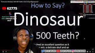ISHOWSPEED finds the dinosaur with 500 teeth and then gets clickbaited 😂😂