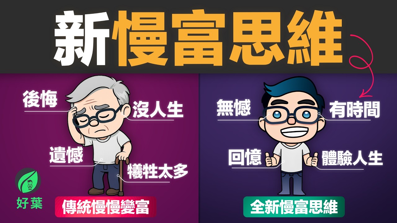 傳統的「慢慢變富」早就過時了！解密「新慢富思維」：一套讓你一邊變富一邊享受人生的理財策略 | 好?