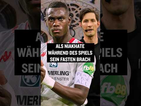 Wisst ihr noch, als Niakhate während des Spiels sein Fasten brach? #shorts