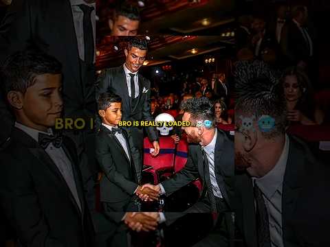 Ronaldo Jr. is Really Loaded ☠️🥶 #shorts #footballshorts #messi #edit #ronaldo