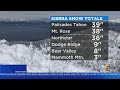 TAHOE Snow:  Latest on the Sierra storm from KPIX 5 meteorologist Mary Lee