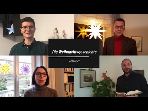 Weihnachtsgeschichte: Lukas 2, 1-20 - gelesen von Pfarrerinen und Pfarrern des Ev. Dekants Melsungen
