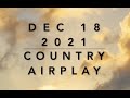 Billboard Top 60 Country Airplay Chart Dec 18 2021