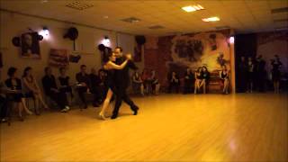 Paola Tacchetti y José Luis Ferraro. Vladivostok, Rusia