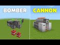 5 EASY TNT Cannons In Minecraft Bedrock Tutorial