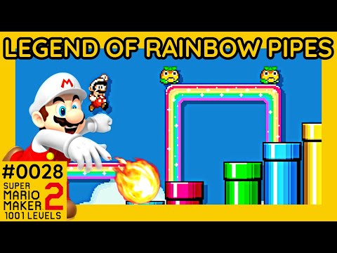 Legend of the Rainbow Pipes | Super Mario Maker 2 | 1001 Levels #0028
