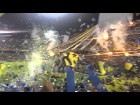 "Recibimiento Rosario Central-River Plate 2016" Barra: Los Guerreros &bull; Club: Rosario Central