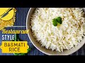How to cook perfect Basmati rice every time | Restaurant quality & fluffy Basmati rice| Honest Cooks