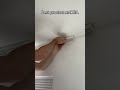 Installing IKEA VIDGA curtain track system