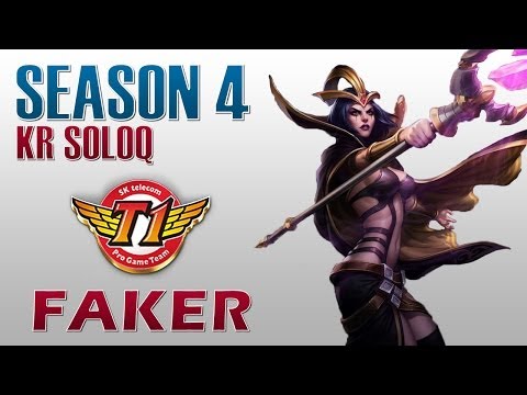 SKT T1 Faker - LeBlanc vs Syndra - KR SoloQ