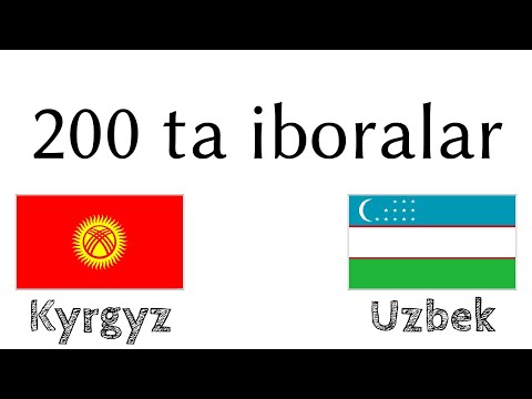 200 ta iboralar - Qirgʻizcha - Oʻzbekcha