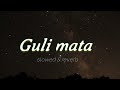 Guli Mata Slowed Reverb Guli Mata Lofi Song Hindi Song Guli Mata Saad Lamjarred