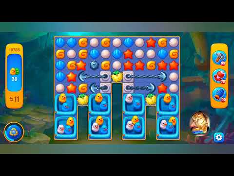 фишдом 2022  #  10765 уровень - прохождение без бустеров # Fishdom,   10765  level - no Boosters.