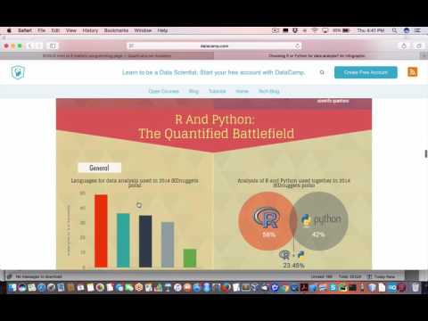 Which Is The Best Data Science Tool R vs Python Eduonix