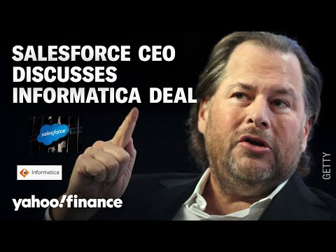 Salesforce CEO Marc Benioff on $8B Informatica deal, AI strategy