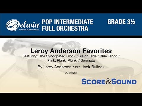 Leroy Anderson Favorites, arr. Jack Bullock - Score & Sound