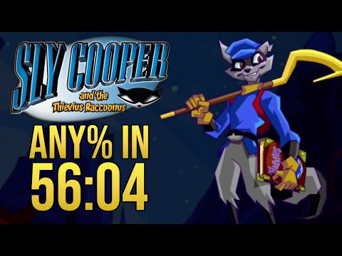 Sly Cooper Any% Speedrun in 56:04