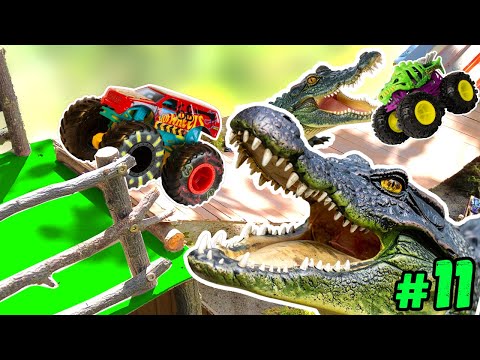 Competition #11: CHAMPIONSHIP '25 Hot Wheels MONSTER TRUCK Racing Alligator Race Ramp Battle
