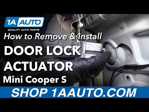 How to Remove Door Lock Actuator 07-13 Mini Cooper S