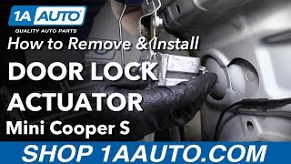 Download lagu How to Remove Door Lock Actuator 07-13 Mini Cooper S mp3