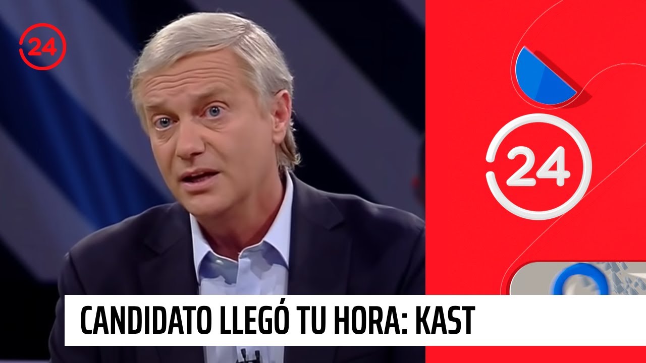 "Candidato Llegó Tu Hora": José Antonio Kast | 24 Horas TVN Chile