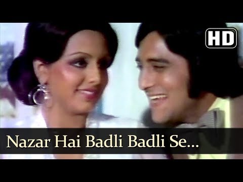 Nazar Hai Badli Badli Si (HD) - Maha Badmash Song - Vinod Khanna - Neetu Singh - Bindu - Qawwali