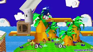 (April Fools) Super Smash Bros. Melee: Unlocking Sonic as Unplayable Characters