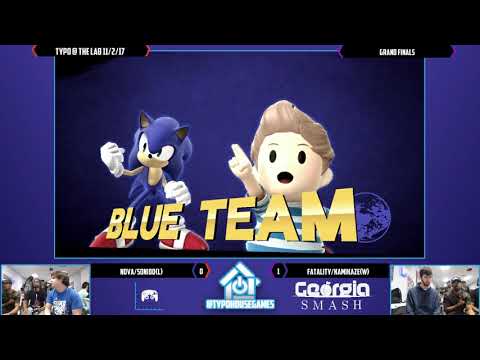 Typo @ The Lab 11/2/17 - Nova/Sonido vs Fatality/Kamikaze - Smash 4 Doubles Grand Finals