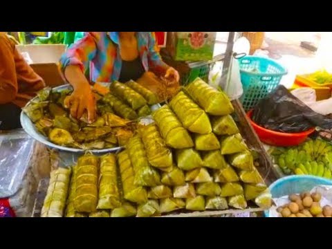 Foods And Activities Before New Year In Cambodia - Phnom Penh Street Food Part 2