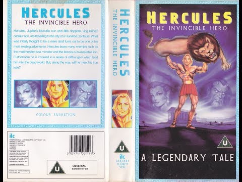 Hercules: The Invincible Hero (1997 UK VHS)