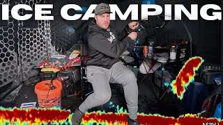 3 Days Ice Camping for BIG Walleyes