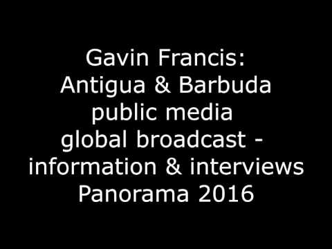 2016 Gavin Francis information & interviews - Antigua & Barbuda