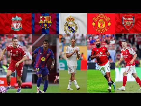 Liverpool vs Barcelona vs Real Madrid vs Manchester United vs Arsenal | Music Football Challenge 🎵⚽🔥
