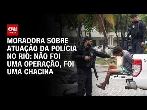 Moradora do Complexo do Alemão sobre megaoperação: Foi uma chacina | CNN PRIME TIME