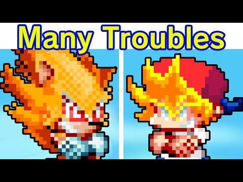 Friday Night Funkin' VS Sonic.EXE - Way Too Many Troubles | Final Triple Trouble (FNF Mod/Sonic)