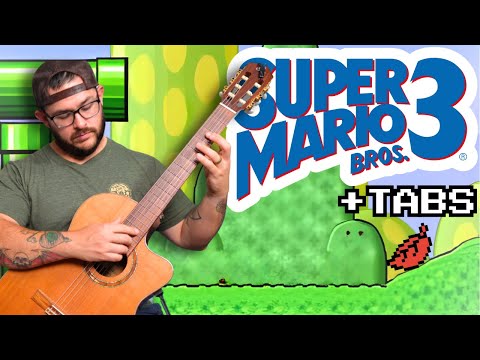 This Mario Song is CRAZY but FUN! | Athletic -Super Mario Bros. 3 (+TABS) | Guitar Arrangement