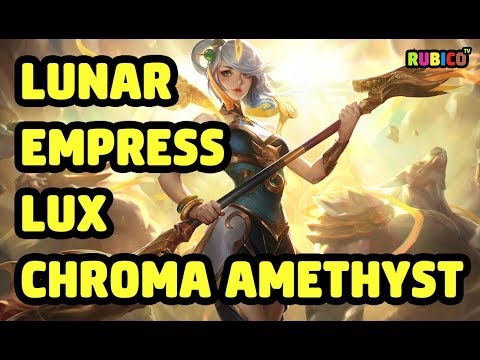 LUNAR EMPRESS LUX CHROMA AMETHYST SKIN SPOTLIGHT - LEAGUE OF LEGENDS