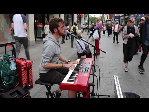 Andrés S Macnamara Live cover of Let It Be from Grafton Street Dublin