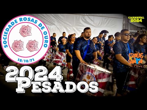 Rosas de Ouro 2024 - PESADOS DA BATERIA COM IDENTIDADE #BotaOFone #PioneiroNoVídeoDosBreques