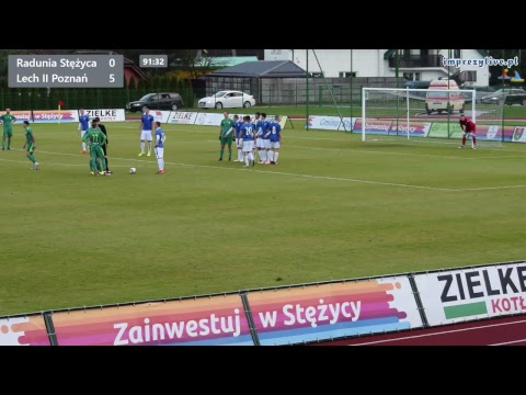 III liga: Radunia Stężyca - Lech II Poznań (18.11.2018)