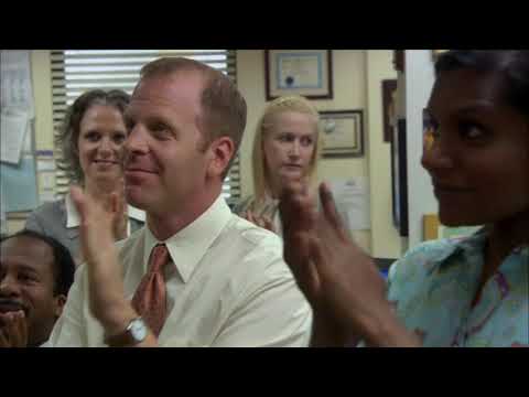 Michael Scott wins gold medal at closing ceremonies