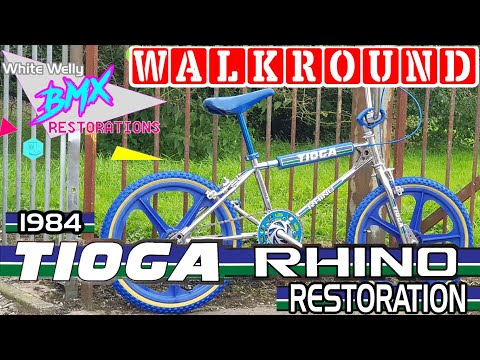 1984 Tioga Rhino Old School BMX #oldschoolbmx #skyway