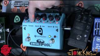Video thumbnail for AmpTweaker SwirlPool Tremolo Vibe Guitar Pedal - Demo - Winter NAMM 2012 Swirl Pool by The Tone King