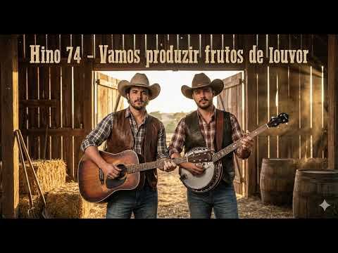 Hino  - 74 - Vamos produzir frutos de louvor - Country