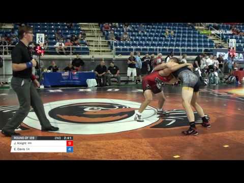 Junior GR 160 Round of 128 - John Knight (WA) vs. Elijah Davis (CA)